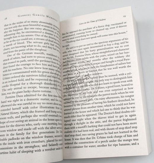 霍乱时期的爱情 英文原版 Love in the Time of Cholera 英文版经典文学小说 百年孤独作者马尔克斯 进原版英语书籍 商品图3