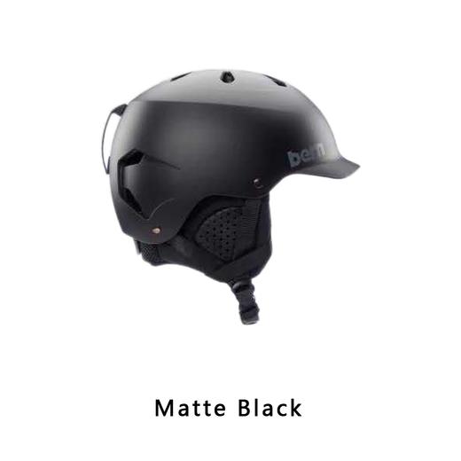 Bern 22-23  Watts Asian Fit Matte  Black White 头盔 商品图2