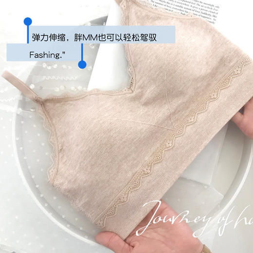 早春新品【2023新款莫代尔裸氨精选】少女美背裹胸舒适固定一体杯乳胶吊带背心女 商品图2