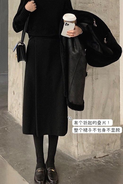 金蘑菇菇【橱窗半裙 巧克力 色 】必囤！奇妙叠片设计，巨巨巨藏肉收胯！ 商品图5