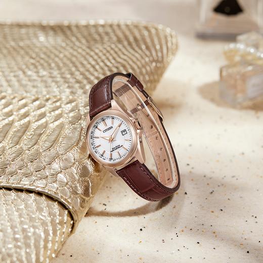西铁城光动能电波新品休闲女表EC1183-16A 商品图4