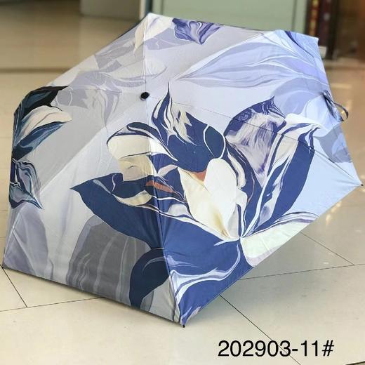 优品堂《意墨云烟》五折“全遮光”黑胶防紫外线手机伞 商品图5