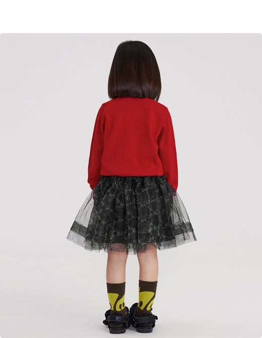 江南布衣婴童 22年春装新品 长袖套头羊绒衫  1MB373120 商品图9