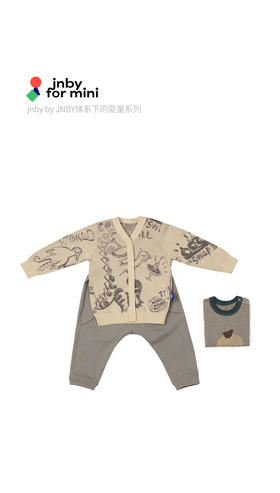 江南布衣婴童  22年春装新品 短款开襟毛衫   YM1392530