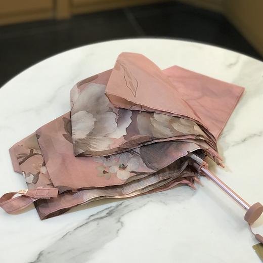 优品堂《花香弄影》三折柔肤“羽毛”超轻防紫外线伞 商品图6