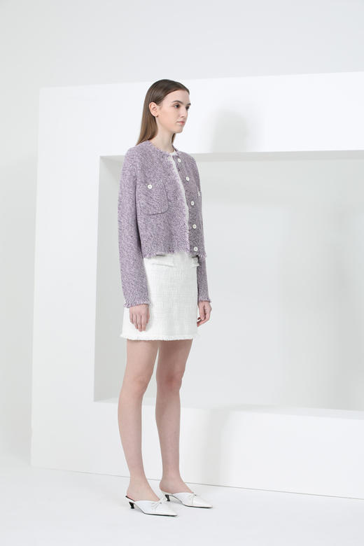 CARA 时尚贴兜针织开衫 KB221MKC0011 商品图4