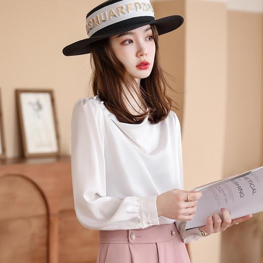 2026秋季新品长袖衬衫~优雅气质女神范百搭衬衫淑女 商品图1