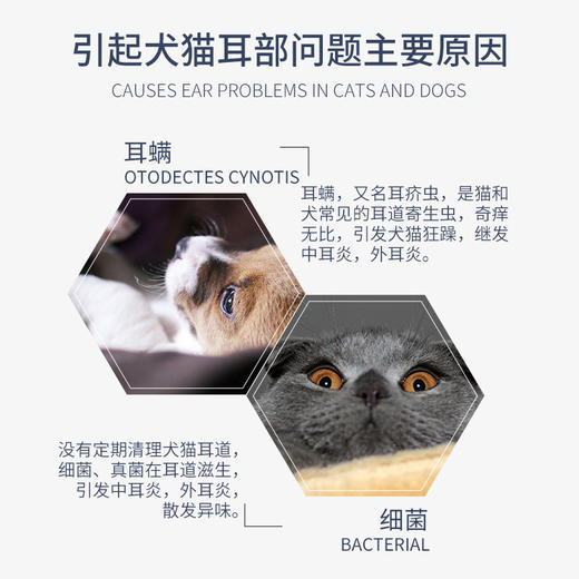 那非普耳力克滴耳液狗狗防耳螨马拉色菌猫咪耳道异味清洁20ml 商品图1
