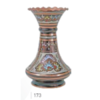 320173手工紫铜雕花珐琅彩-瓶19cm*12cm 商品缩略图1