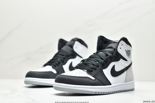 耐克乔丹Air Jordan 1 Stage Haze AJ1乔1黑灰脚趾高帮休闲运动板鞋555088-108男女鞋 商品图3