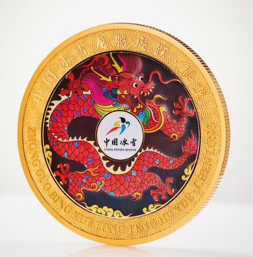 中国冰雪龙虎大铜章！  镀金！一套2枚 商品图3