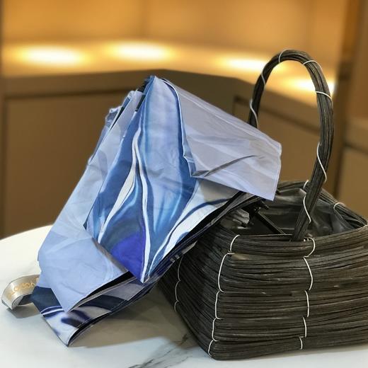 优品堂《意墨云烟》五折“全遮光”黑胶防紫外线手机伞 商品图2