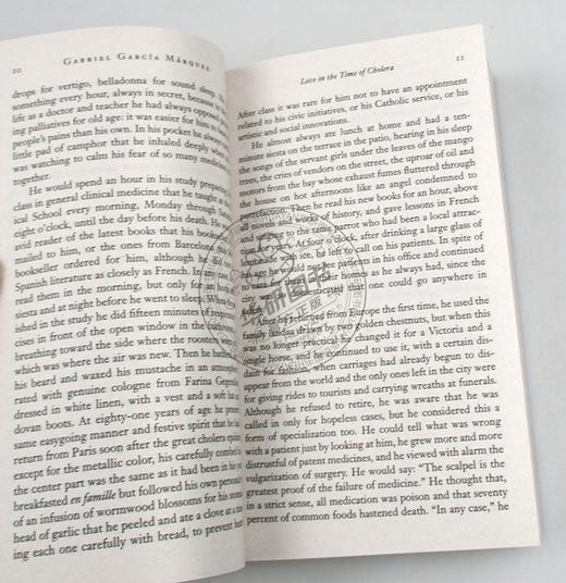 霍乱时期的爱情 英文原版 Love in the Time of Cholera 英文版经典文学小说 百年孤独作者马尔克斯 进原版英语书籍 商品图2