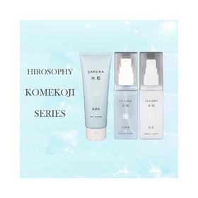 [日本直邮仓]HIROSOPHY 樱花米粷系列套装 樱花米麹洗面奶 樱花米麹