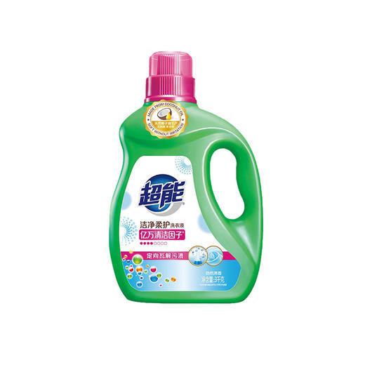 217视频号3kg超能洁净柔护洗衣液