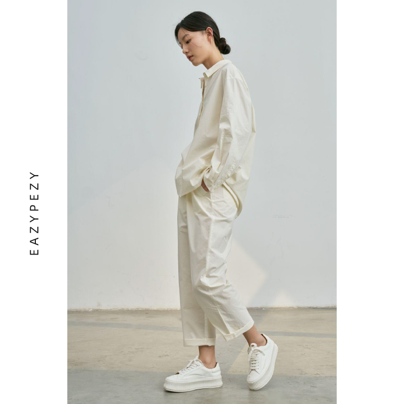 EAZYPEZY 日本水洗棉衬衫套装