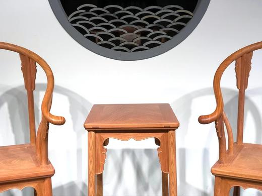 红桥红  家具严选  缅甸花梨（大果紫檀）【王款 透雕麒麟圈椅】 商品图4