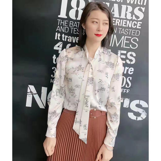 慕天姿高级感御姐轻熟衬衫 06176 商品图1