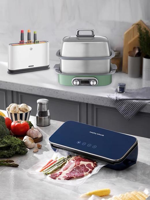 摩飞极速电蒸锅MR1168蒸汽锅多功能家用小型隔水蒸炖锅预约定时电蒸煮锅 商品图0