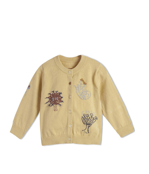 江南布衣婴童  22年春装新品短款开襟毛衫   YM1390550 商品图6