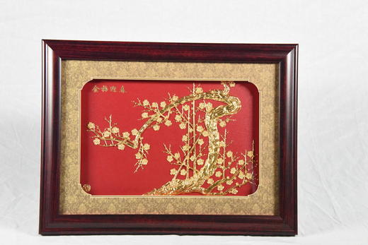 金梅迎春挂屏（40×30） 商品图5