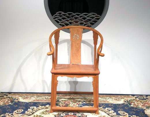 红桥红  家具严选  缅甸花梨（大果紫檀）【王款 透雕麒麟圈椅】 商品图5