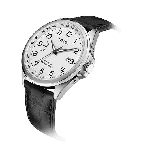 西铁城日本官方正品多局接收电波万年历光动能日历男表CB0250-17A 商品图8