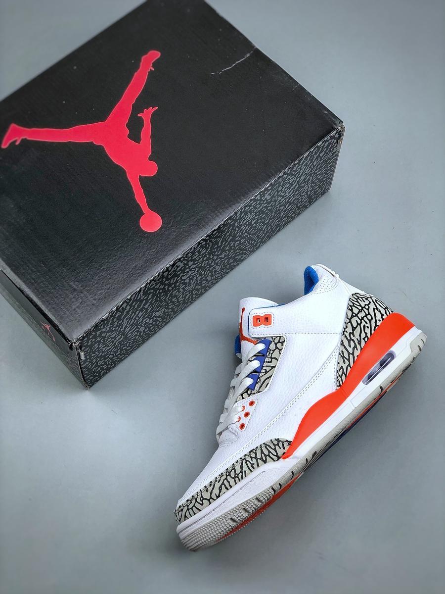 aj乔丹 jordan 3 retro knicks 白橙尼克斯 迈
