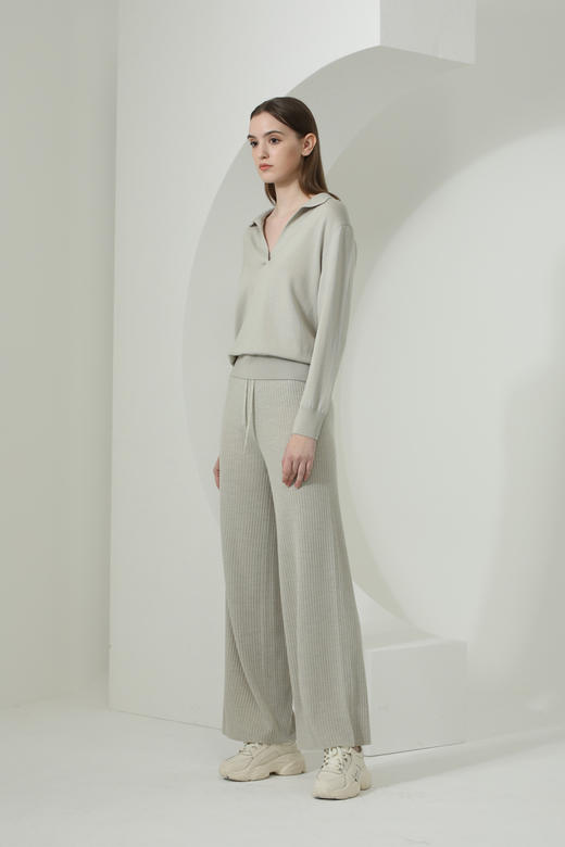 CARA翻领套头针织衫 KB221MKR0104 商品图2