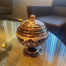 320145手工紫铜雕花珐琅彩-罐H 13/11*