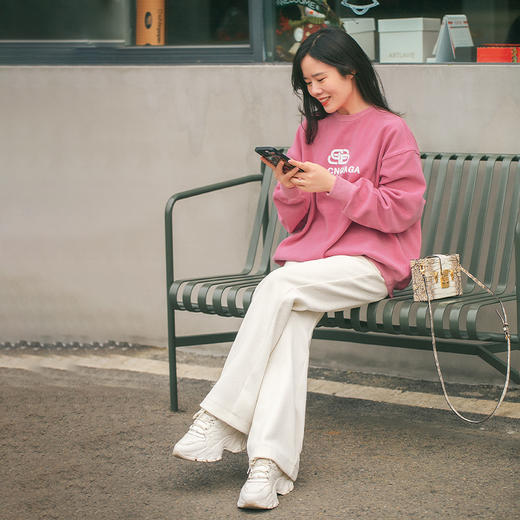 原价399，秒杀199【经典百搭老爹鞋】矮个子福音！显高显腿长！久穿不累脚 ！一姐亲测！做工精细 有质感 黑白两色可选，可甜可咸 商品图5