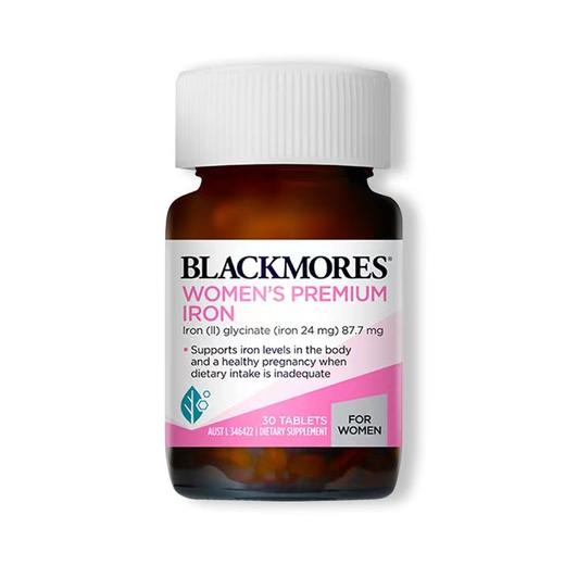 澳洲 澳佳宝（Blackmores）孕妇补铁片铁元预防贫血 30粒【香港直邮】 商品图0