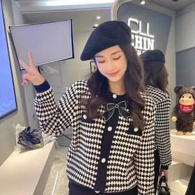 简牧羊小香风针织开衫