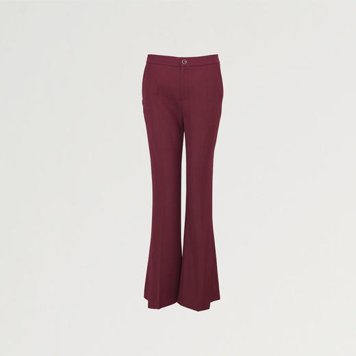 蓝地高腰喇叭西装裤BLWCT001K00 商品图4