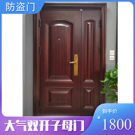 简约大气双开子母门 包安装【LY】