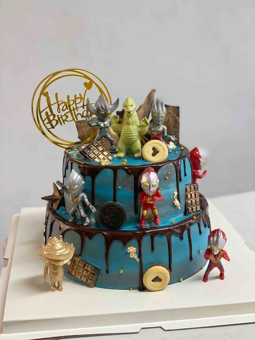 （4）奥特曼主题打怪兽，根据蛋糕大小不同，怪兽款式数量随机搭配 商品图1