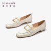 莱尔斯丹2022春夏新款时尚金属方扣乐福鞋女单鞋3M13403 商品缩略图0