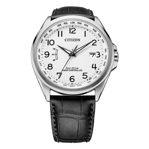 西铁城日本官方正品多局接收电波万年历光动能日历男表CB0250-17A 商品图6