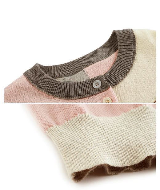 江南布衣婴童  22年春装新品短款开襟毛衫   YM1392510 商品图4