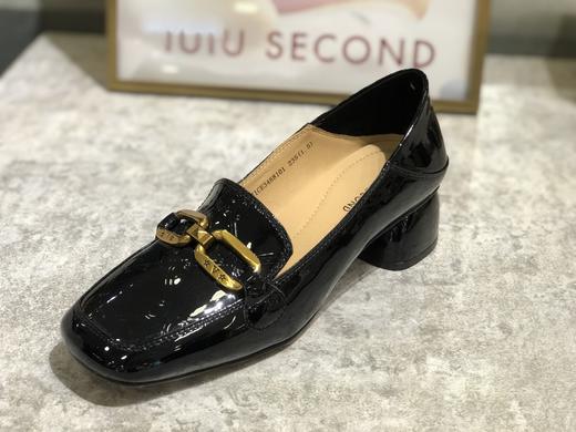 IUIU SECOND 2021年新款牛皮漆革乐福鞋单鞋 商品图2