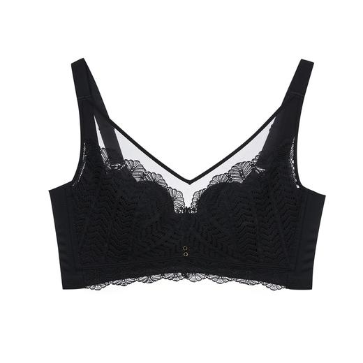 【满3件/59元】【黑色75C】【C杯单件】【秀黛】月光曲记忆圈薄杯文胸E5113048C【专柜同款】【如遇缺货自动退款，介意勿拍】 商品图6