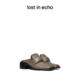 【下架】lost in echo 春季 双鞋舌填充鞋面运动休闲乐福拖鞋
