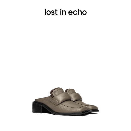 【下架】lost in echo 春季 双鞋舌填充鞋面运动休闲乐福拖鞋 商品图0