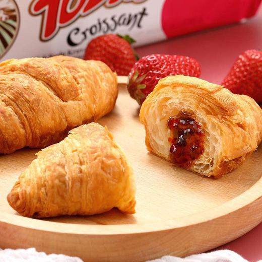 【2.18视频号】270gELVAN榛子味夹心牛角面包  巧克力味/香草巧克力味 商品图3