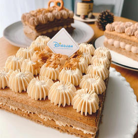 焦糖海盐蛋糕（方盒）