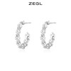 ZEGLC型耳环女小众设计感高级耳钉2023年新款潮ins风925银针耳饰 商品缩略图0