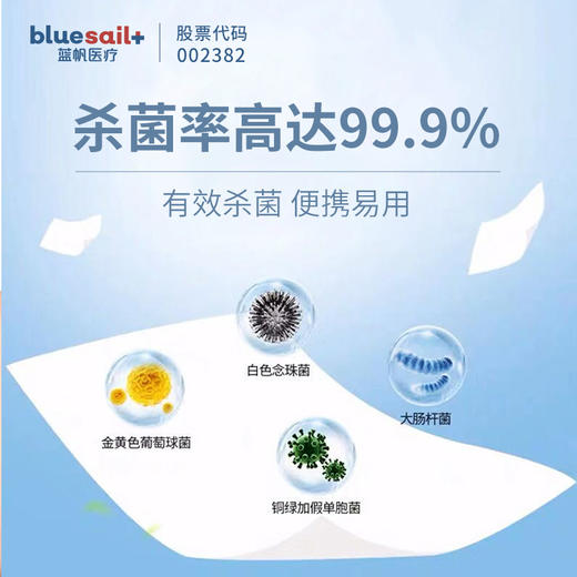 【蓝帆出品】湿巾学生便携抽取式户外办公清洁免洗手随身装80片/包 商品图2