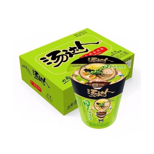 统一汤达人方便面桶面杯装泡面整箱装12桶装海鲜日式豚骨拉面杯面 商品图0