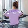 高品质时尚百搭宽松短袖运动上衣女宽松透气罩衫速干T恤瑜伽服短袖夏薄款跑步 商品缩略图5