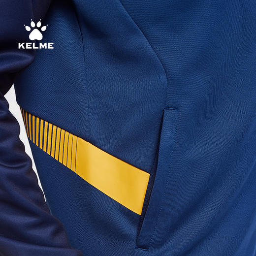 卡尔美立领运动外套男秋冬新足球比赛训练跑步针织夹克 商品图4